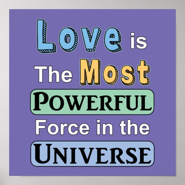 O amor é poderoso Poster (Frente)