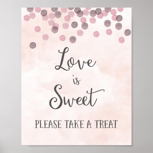 O amor é Poster Impressão (Frente)