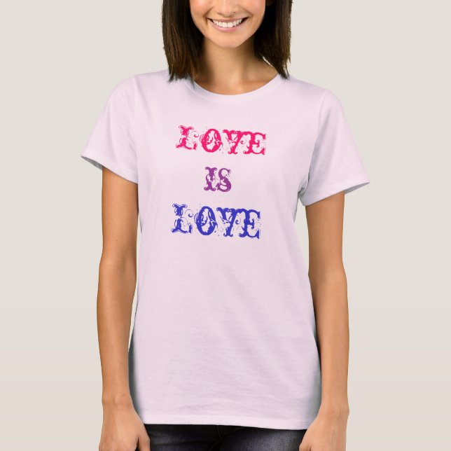 O amor é t-shirt do amor (Frente)