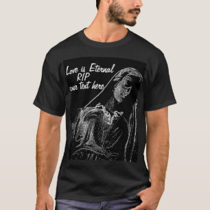 O amor é t-shirt eterno da relembrança