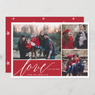 O AMOR é tudo o que você precisa do Cartão com fot