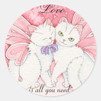 O amor é tudo que você precisa do adesivo