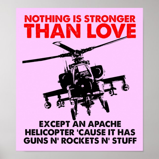 O Amor É Um Sinal De Poster Engraçado (Frente)