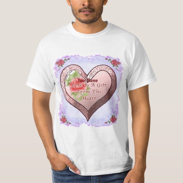 O amor é uma t-shirts de presente (Frente)