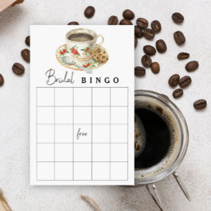 O amor está a criar um jogo de bingo de Chá de pan
