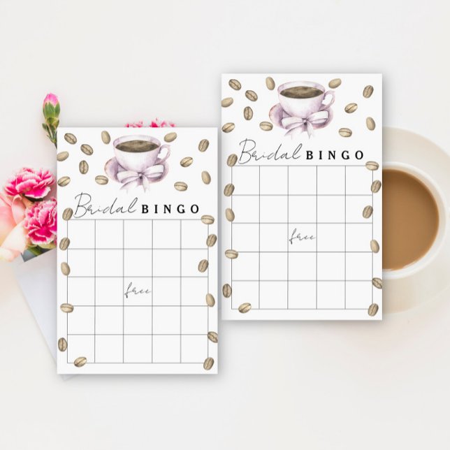 O amor está fervilhando Jogo de bingo para chá de  (Criador carregado)