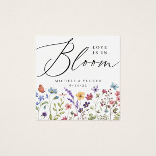 O amor está na Etiqueta de Presente do Favor do Bl