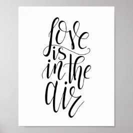 O Amor Está Na Poster De Ar