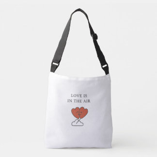 "O amor está no ar" Bag de Tote de Corações Bonito