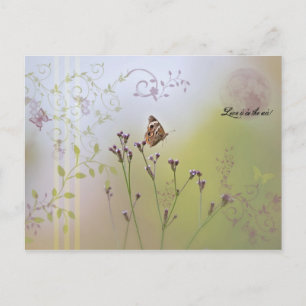 O amor está no ar! Cartão