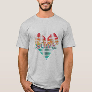 O amor está no ar: Namorados T-Shirt