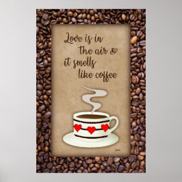 O amor está no ar - Poster