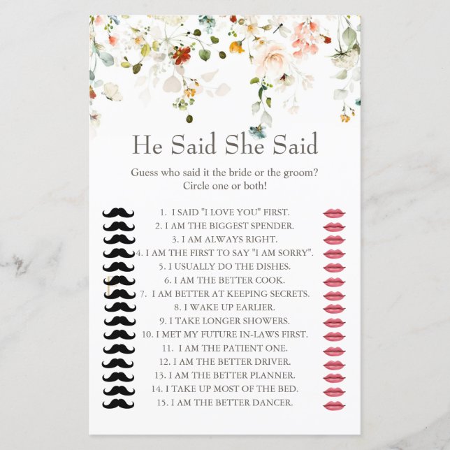 O amor está no Bloom, ele disse que ela disse o jo (Frente)