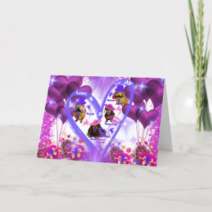 O Amor Está No Cartão De Saudação Do Ar