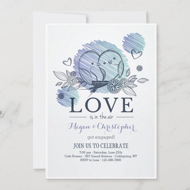 O amor está no convite do ar (Frente)