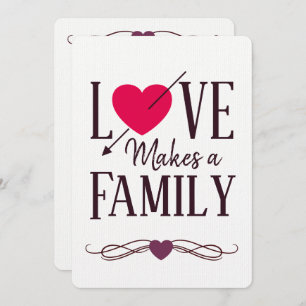 O amor faz uma família - anúncios da adopção