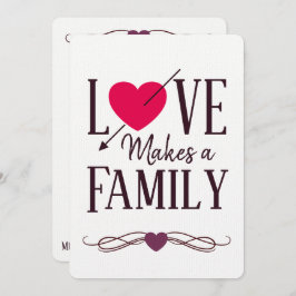 O amor faz uma família - anúncios da adopção