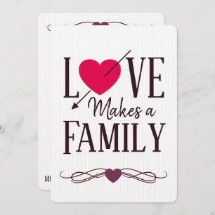 O amor faz uma família - anúncios da adopção