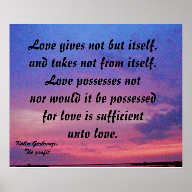 O AMOR NÃO DÁ, MAS ELE PRÓPRIO poster (Frente)