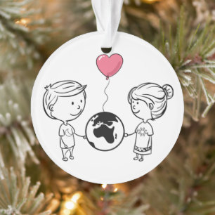 O Amor Não Sabe Ornamento A Distância