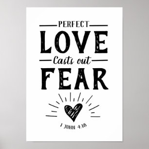 O amor perfeito molda para fora o poster da arte