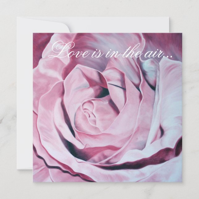 O amor pica convites de casamento elegantes dos (Frente)