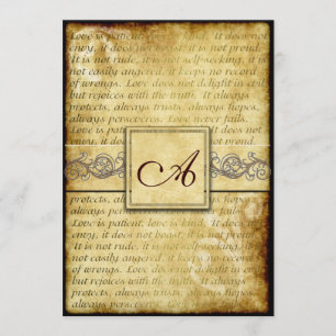 O amor rústico é convites pacientes do casamento