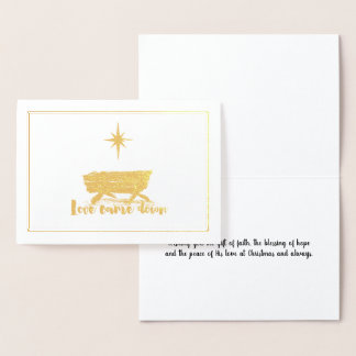O Amor Veio Para O Cartão De Natal
