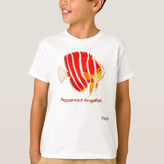 O Angelfish do Peppermint caçoa o t-shirt (Frente)