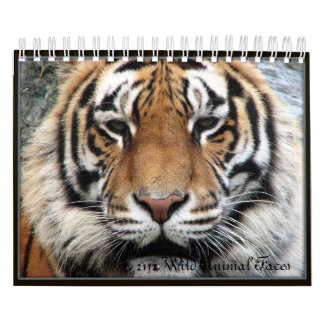 O animal selvagem pequeno enfrenta o calendário