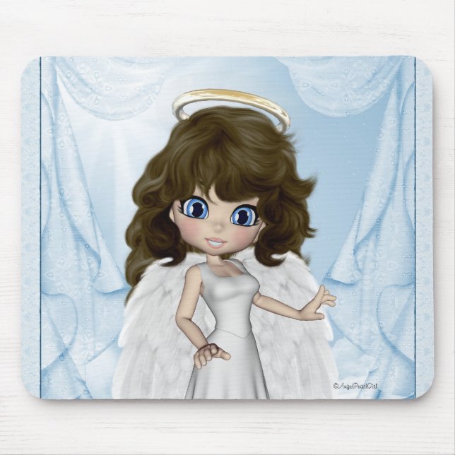 O anjo da angélica sonha Mousepad (Frente)