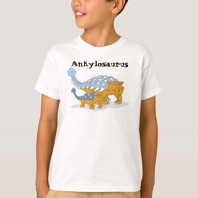 O Ankylosaurus caçoa a camisa (Frente)