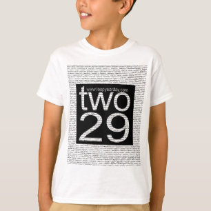 o ano de pulo two29 caçoa o t-shirt