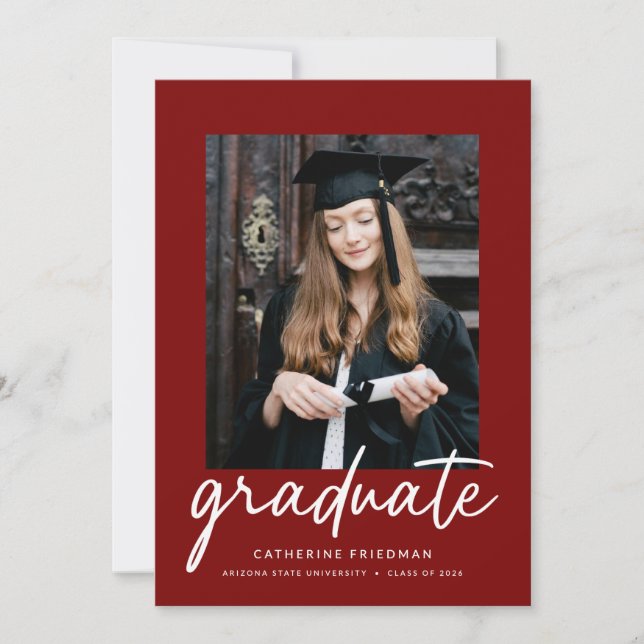 O Anúncio de Graduação (Frente)