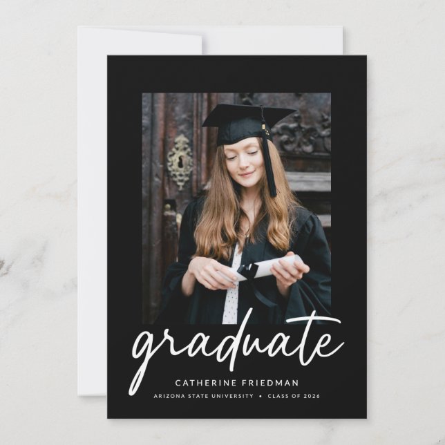 O Anúncio de Graduação (Frente)