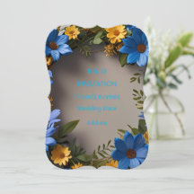 O anúncio do convite para a cerimônia 