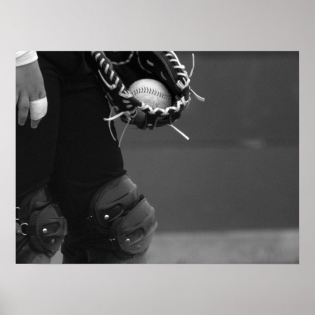 O apanhador - Poster preto e branco (Frente)