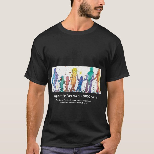 O apoio para pais de LGBTQ caçoa a camisa básica (Frente)