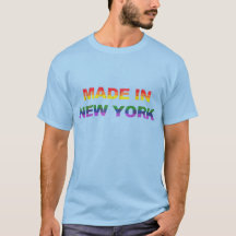 O arco-íris feito em New York afligiu o t-shirt