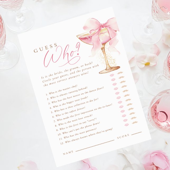 O Arco Rosa Adivinha Quem Joga (Criador carregado)