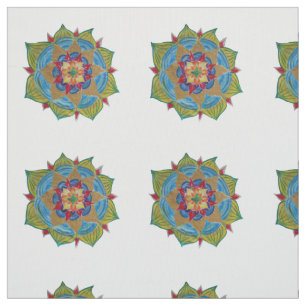 O artesanato da mandala fornece o tecido