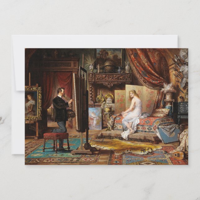 O Artista e Sua Modelo | Carl Schweninger, Jr. (Frente)