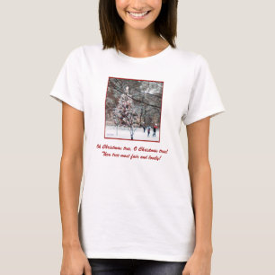 'O Árvore de Natal' Senhoras de T-shirt