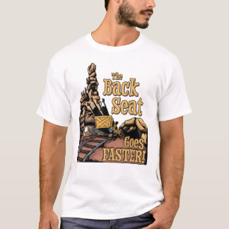 O assento traseiro vai mais rápido para a camiseta