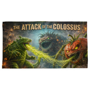 O ataque do cobertor de vegetal mutante Colossus c