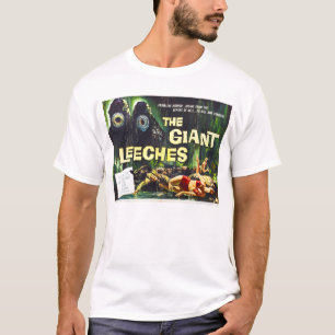 O ataque do gigante Leeches o t-shirt