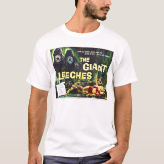 O ataque do gigante Leeches o t-shirt