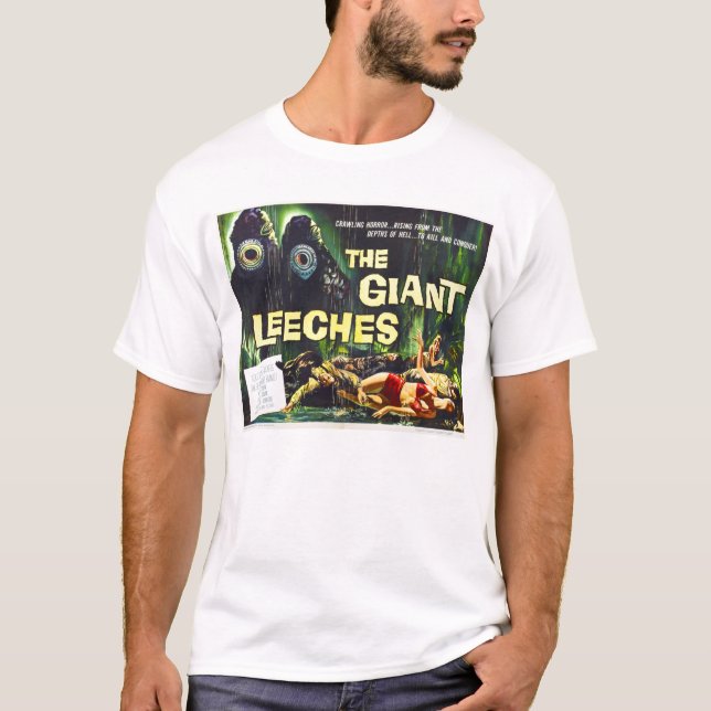 O ataque do gigante Leeches o t-shirt (Frente)