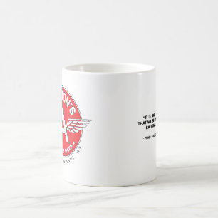 o atlas Shrugged a caneca de café do comensal de