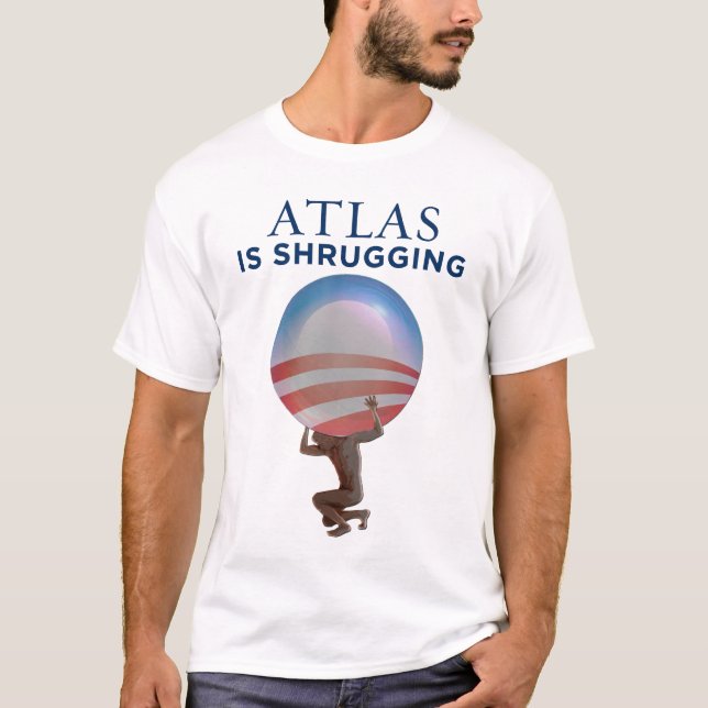 O atlas Shrugging o t-shirt (Frente)